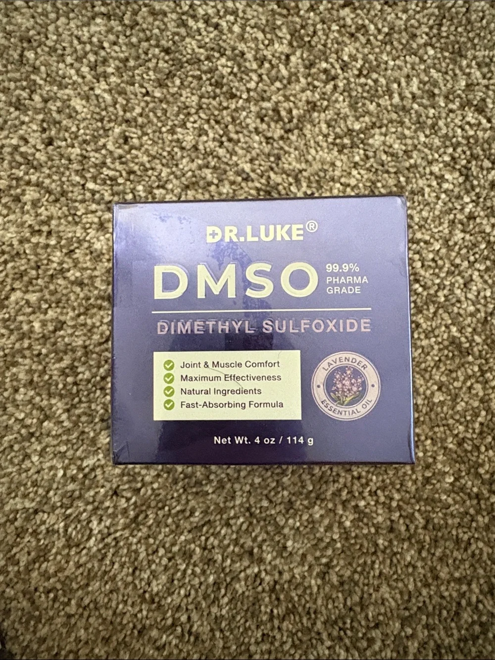 DMSO Dimethyl Sulfoxide Lavender expires 2029